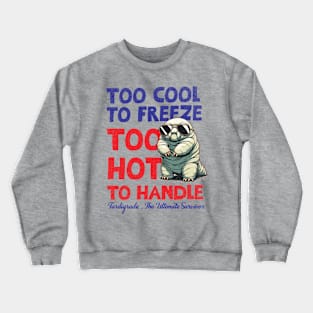 Tardigrade : Too Cool To Freeze Too Hot To Handle Crewneck Sweatshirt